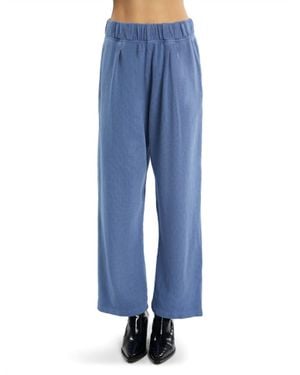 Les Tien Penny Pleated Pant - Blue