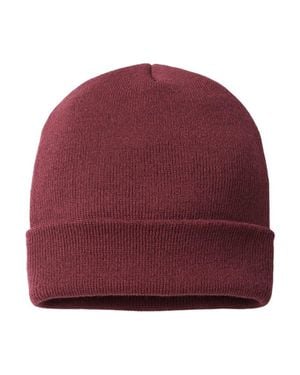 CAP AMERICA Usa-Made 12 Cuffed Beanie - Red