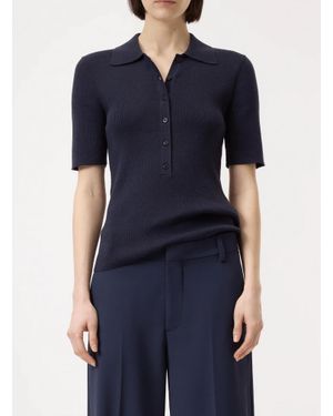 Closed Polo Short Sleeve Top - Blue