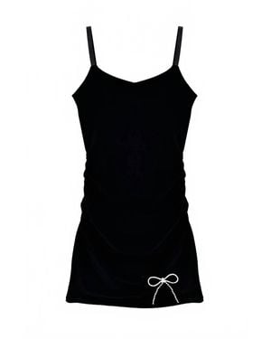 KatieJnyc Junior Ruby Rhinestone Dress - Black