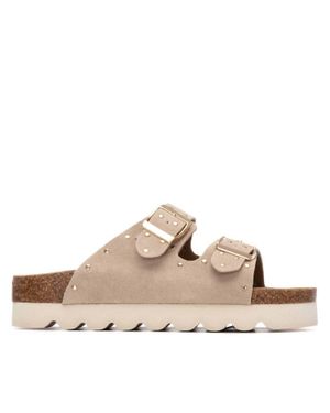 Xti Refresh Suede Sandals - Pink