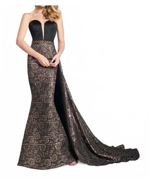 Ellie Wilde Prom Dress - Brown