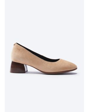 VISCATA Milan Suede Heels - White