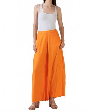 CELINA MOON Jana Wide Leg Pants - Orange