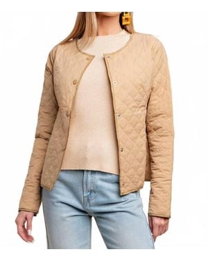 Kori Gia Quilted Liner Jacket - Blue