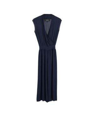 Theory V-Neck Jumpsuit - Blue