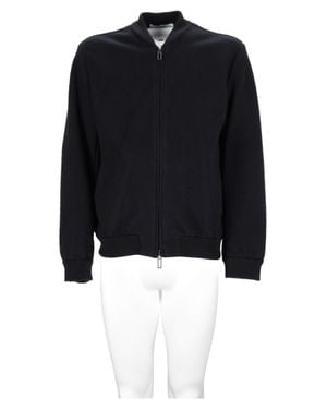 Paolo Pecora Minimalist Zip-Through Sports Jacket - Black