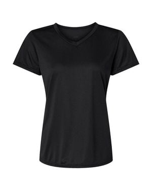 Augusta Sportswear Nexgen Wicking V-Neck T-Shirt - Black