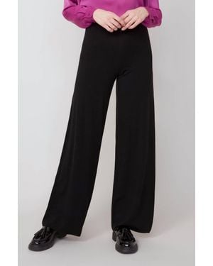 Renuar Pull-On Knit Bootcut Pant - Black