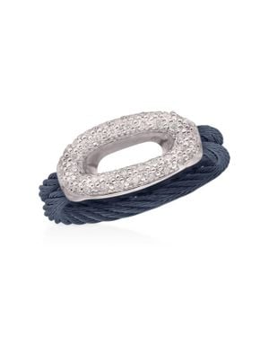 Alor Open Oval Ring - Blue