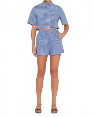 Sans Faff Biarritz Top - Blue