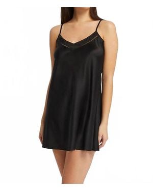 Montelle Intimates Inej Essential Silk Chemise - Black