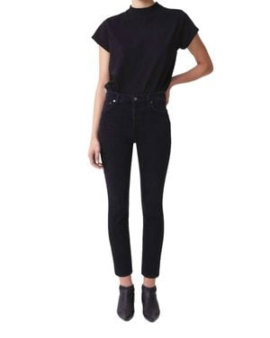 Agolde Nico High Rise Slim Fit - Black