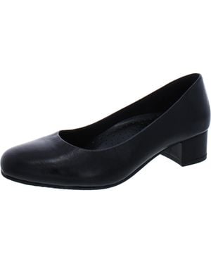 Trotters Dream Leather Slip-On Pumps - Black