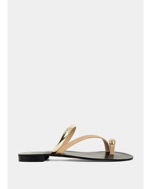 Shu Shop Brenda Flat Sandal - White