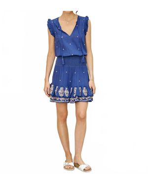 M.A.B.E Mina Emb Dress - Blue