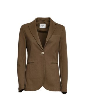 Circolo 1901 Garment Dyed Multi-Pocket Casual Blazer - Green