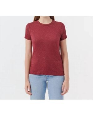ATM Slub Jersey Schoolboy Shirt - Red