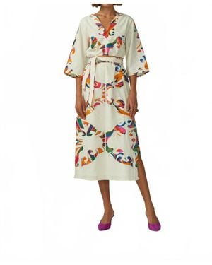 Carolina K Calliope Kaftan Dress - Metallic