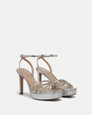 Veronica Beard Beverlee Platform Sandal - White