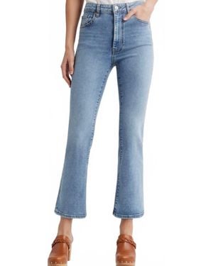 FRAME Reboot High Waist Crop Flare Jeans - Blue