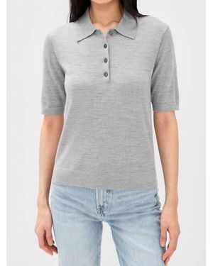 Sold Out NYC Refined Short Sleeve Polo - Gray