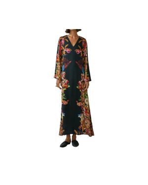 Carolina K Lena Kaftan Dress - Black