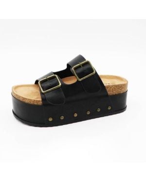 Makers Platform Sandals - Black