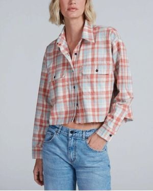ASKK NY Crosby Flannel Shirt - Blue