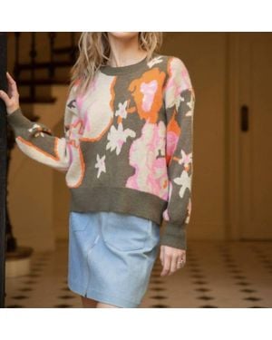 Voya Abstract Sweater - Multicolor