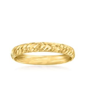 Canaria Fine Jewelry Canaria 10Kt Diamond-Cut Ring - Metallic