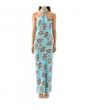 ROAME. Tallulah Maxi Dress - Blue