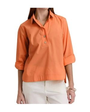 Hinson Wu Aileen Button Back Blouse - Orange