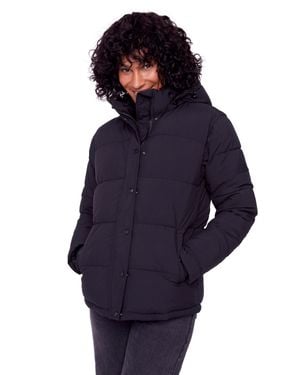 Alpine North Forillon Vegan Down (Recycled) Short Quilted Puffer Jacket - Blue