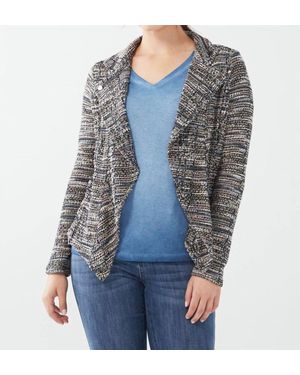 Fdj Cascading Lapel Jacket - Blue