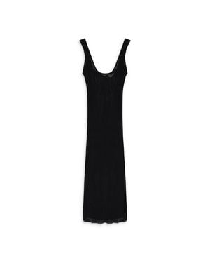 Lanvin Sleeveless Bodycon Midi Dress - Black