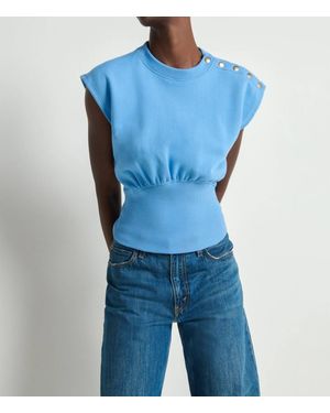 Nation Ltd Nadia Knit Sweatshirt - Blue