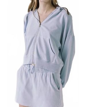 Chaser Brand Abilene Zip Up - Blue