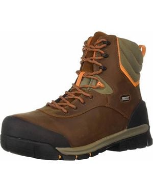 Bogs Bed Rock 8" Insulated Pp Industrial Boot - Brown