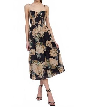 En Saison Peregrine Midi Dress - Black