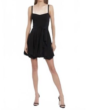 Amanda Uprichard Anais Mini Dress - Black