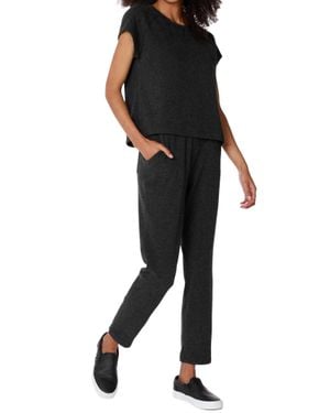 Bobi Tapered Pocket Pants - Black