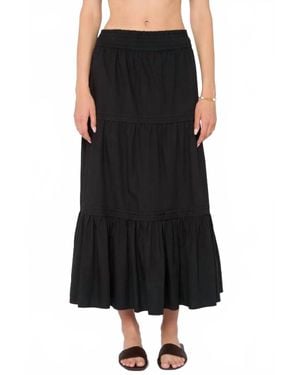 Velvet Heart Paulina Midi Skirt - Black