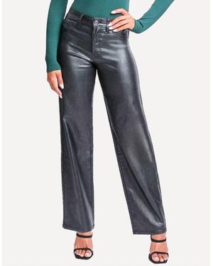 YMI High Rise Straight Leg Pant - Blue