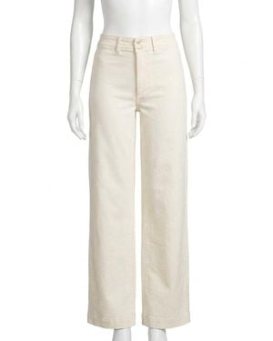 Faherty Stretch Terry Harbor Pant - White