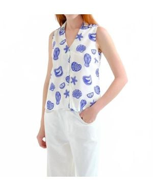 Compañía Fantástica Lobster Dinner Top - Blue