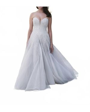 Allure Bridals Sweetheart Wedding Gown - Gray