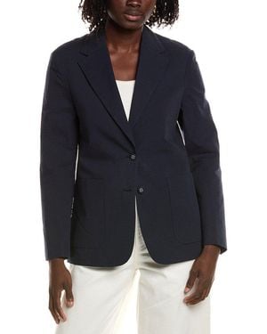 Officine Generale Officine Generale Seersucker Jacket - Blue