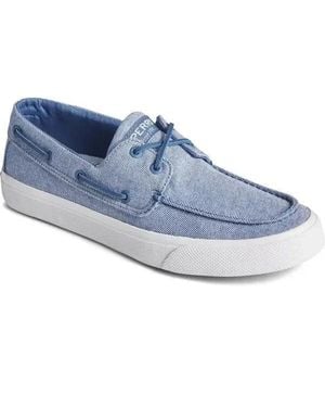 Sperry Top-Sider Bahama Ii Sts23982 Sneaker Twill Half Boat Shoes Zpo3881 - Blue