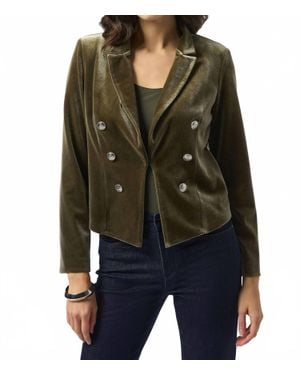 Joseph Ribkoff Velvet Knit Blazer - Black